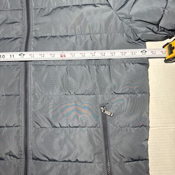 Weatherproof Since 1948 Navy Puffer Jacket Size Large 3 Pockets - Picture 7 of 10